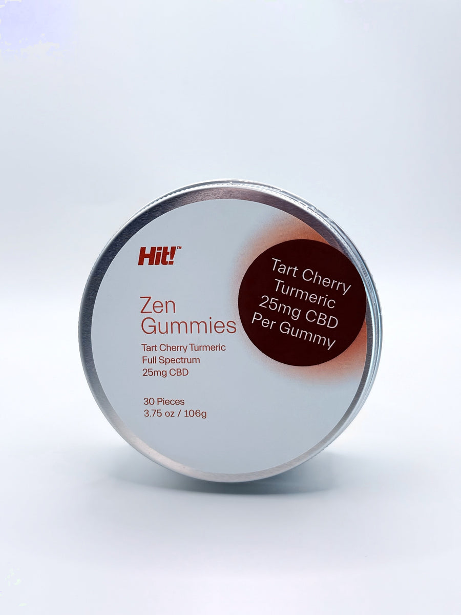 Zen Gummies I Tart Cherry Turmeric I 30 Count | Hit! Balm