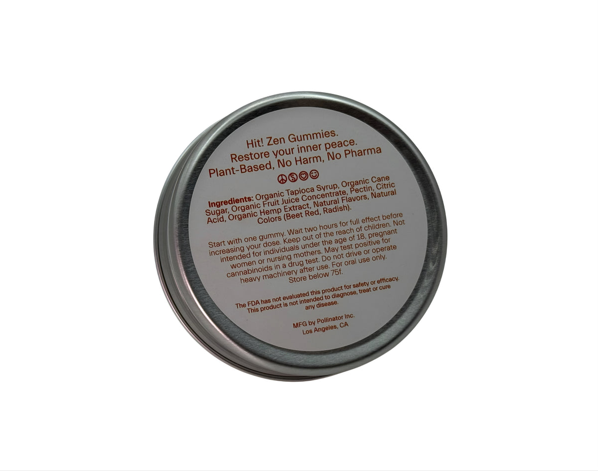 Zen Gummies I Strawberry I 30 ct | Hit! Balm