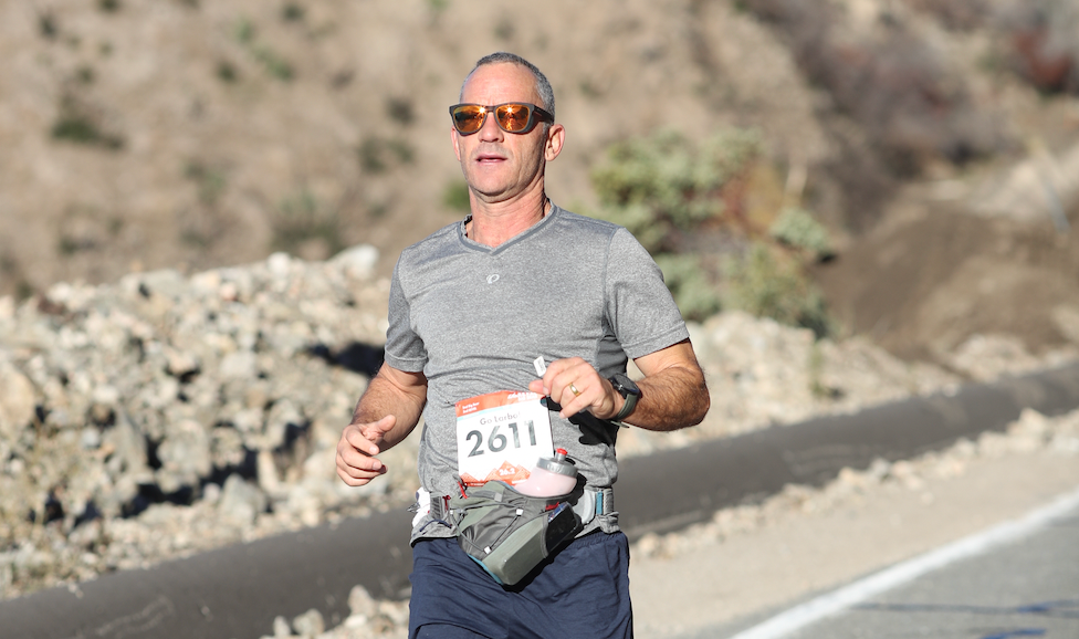 Lawrence Miller running an Ultra Marathon with the help of Hit! Balm.