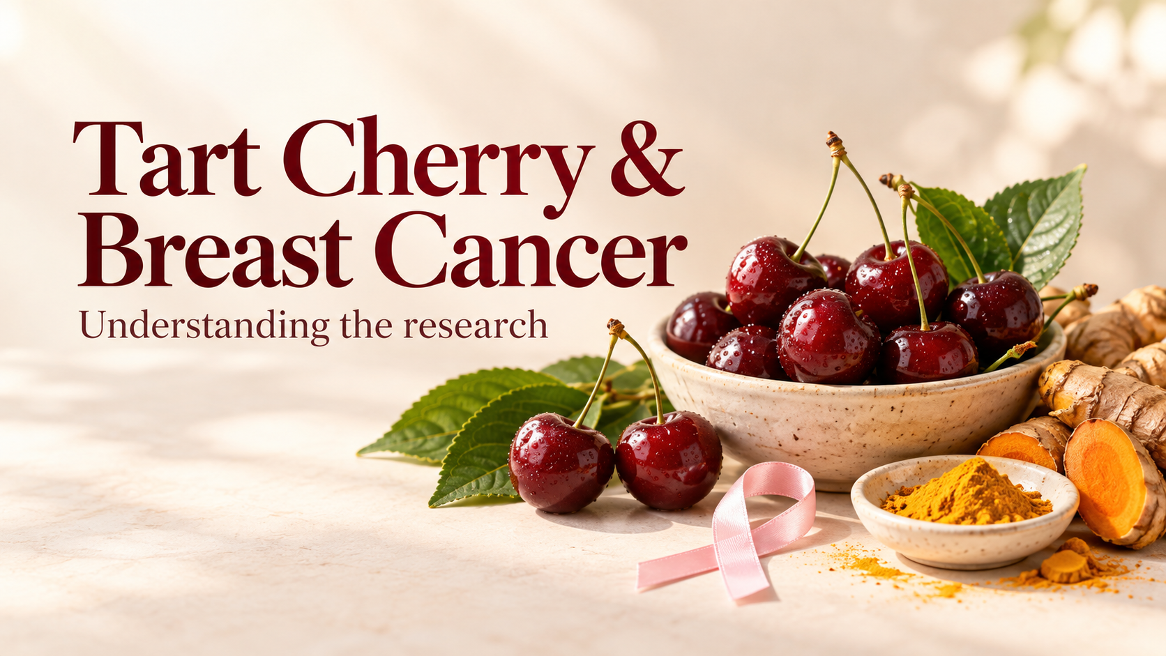 Tart Cherry, Turmeric & CBD: Why Breast Cancer Communities Are Talking About These Ingredients