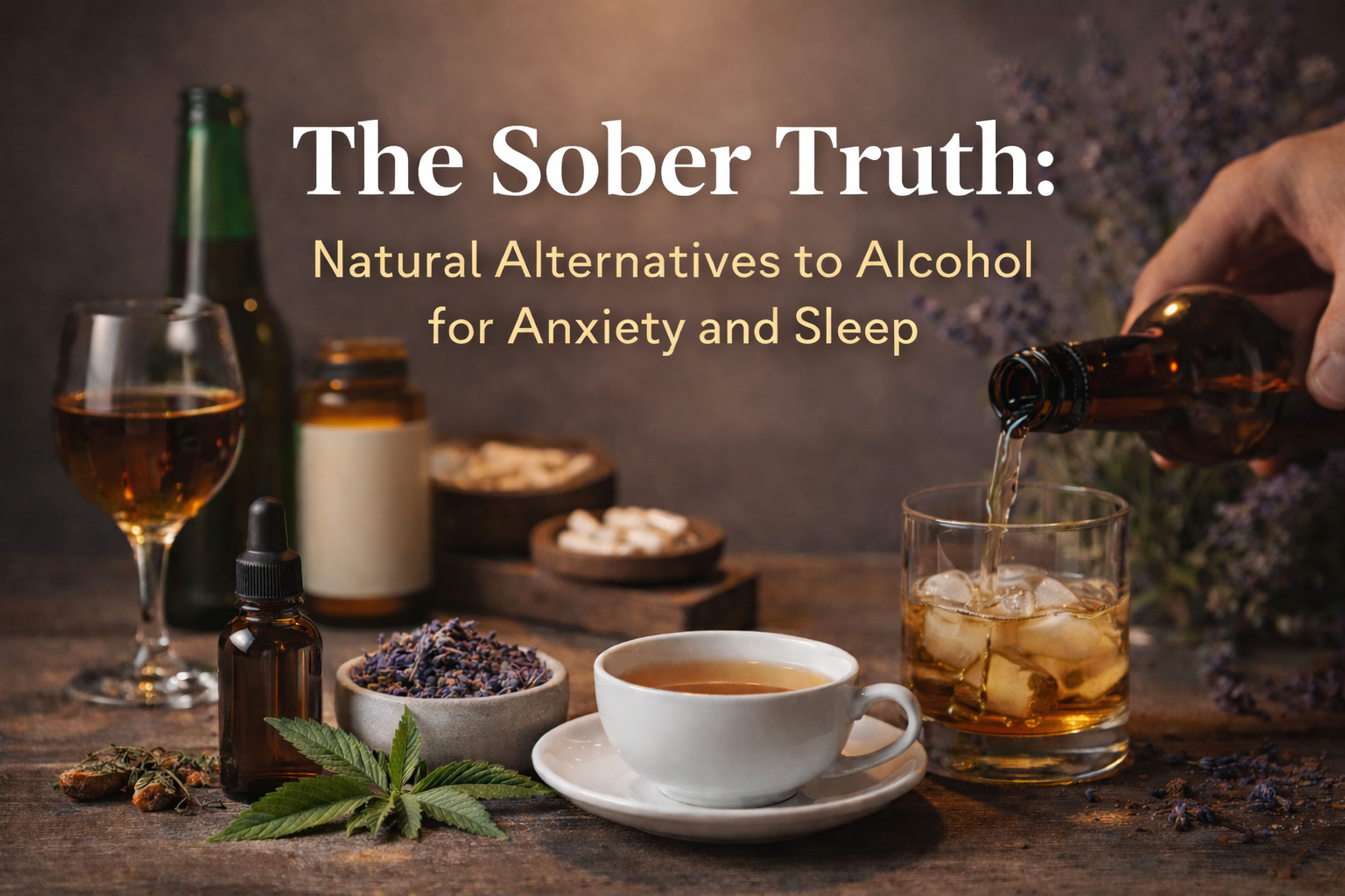 The Sober Truth: Natural Alternatives to Alcohol for Anxiety and Sleep
